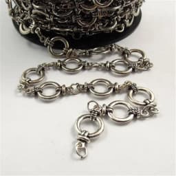 1Meter Bohemia Antique Bronze Silver Color Chain For Bracelet Handmade Jewelry Chains Necklace Chain Necklaces Women Vintage DIY