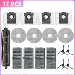 Fit For (Mova P50 PRO ULTRA/P50 Ultra, Dreame X40 Ultra/L40 Ultra/L30s Pro Ultra Heat) Tricut Roller Brush Filter Mop Cloth Bag