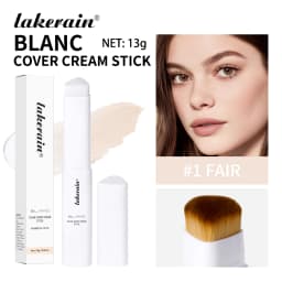 Color Changing Foundation Stick V-Shape Design Blanc Cover Cream Stick High Coverage Even Skin Tint Foundations Base Makeup