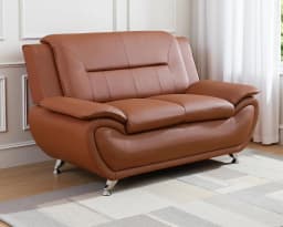Leather Couch Set,2 Seater Loveseat Sofa for Living Room Furniture Sets,62" Loveseat for Living, Customized