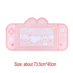 Kawaii Animals Desktop Keyboard Mouse Mats Large Gaming Mat Mousepad Switch PC Computer Laptop Office Table Desk Pad Protector