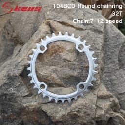 Deckas 104BCD Round Narrow Wide Chainring MTB Mountain Bike Bicycle 104BCD 32T 34T 36T 38T Crankset Tooth Plate Parts 104 BCD
