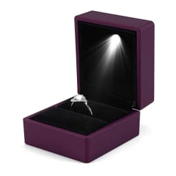 LED Ring Box Ring Storage Case 4 Colors Fashionable LED Lighted Ring Storage Box Jewelry Display Case Gift