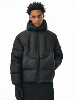 Couple's Short Thickened Cotton Jacket Loose Fit Warm Men's Outerwear Korean Style Commute Polyester Fabric Hooded Zipper