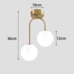 TINLAIBOR Simplicity Acrylic White Ball Ceiling Light G9 Bulbs Aisle Corridor Porch Bedroom Cloakroom Art Ceiling Lamp
