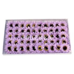 25/50pcs Sunflower Artificial Flower Heads Bouquet Gift Box Decor Eternal DIY Flowers Bouquet for Valentine Mother's Day Gift