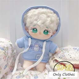 Cute Dress Up Jk Uniform Clothes for 20cm Cotton Plush Lolita Cross Dressing Clothing Skirt Fashion Casual Suit Socks Girl Toys