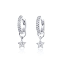 CRMYA Gold Silver Filled Hoop Earring CZ Zircon Heart Higgle Stud Earrings For Women Jewelry Earings Wholesale Aretes De Mujer