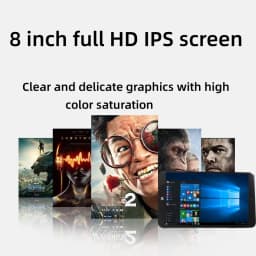 8 INCH Q1 8GB RAM 128GB ROM Windows 10 Tablet PC Quad Core Dual Camera Build in 4000mAh Battery Big Sale
