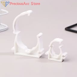 Hot!20 Pcs Plastic PPR Clamp Holder For Water Pipe Tube Fittings With Cover Diameter 16mm 20mm 25mm 32mm