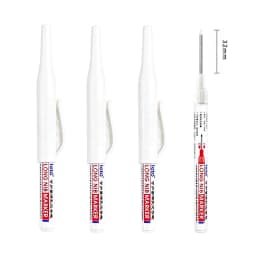 4Pcs/Set Long Nib Head Markers 30mm Deep Hole Multi-Purpose Perforating Pen for Metal Waterproof Woodworking Bathroom Decoration