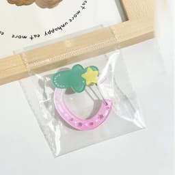 Ins Cute Acrylic Cartoon Keychain Fruit Shape Climbing Button Carabiner Bag Decorative Keychain Bag Pendant Hook Key Hanging
