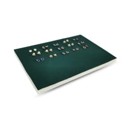 216 Holes Earrings Display Pad Studs Earrings Storage Jewelry Tray Inner Jewelry Box Insert Pad DIY Sponge Mat 33.5*22.5*1cm