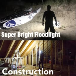 Super bright COB fishing headlamp Portable work light Outdoor searchlight with COB extra large floodlight and lightweight design