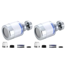 2-40PC Faucet Water Filter Element Remove Chlorine Heavy Metals Filtered Showers Head Bath Filtration Purifier Soften Hard Water