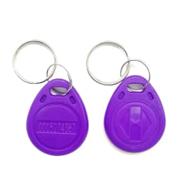 100pcs RFID Tag 125KHz RFID Card Proximity Keyfobs Key Fob Access Control Smart Card 10 Colors TK4100 Keyfob Only Readable