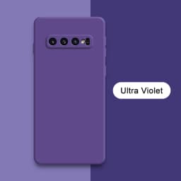 Original Square Liquid Silicone Case for Samsung Galaxy S8 S9 S10 Plus S10E Soft Candy Back Cover S8Plus S9Plus S10Plus E Fundas