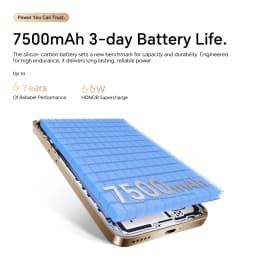 EU Version HONOR Magic 8 Lite 5G Smartphone Snapdragon 6 Gen4 2.5m Drop-Resistant IP69K Snapdragon 6 Gen4 Dust-Resistant 7500mAh 108MP OIS AI eSIM