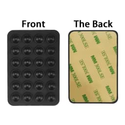 3M Adhesive Backing Candy Color Silicone Suction Phone Case Mount Non Slip Suction Cup Phone Stand Holder For Selfies and Videos