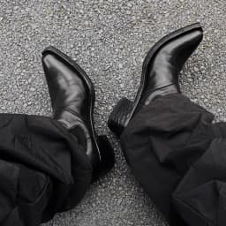 2026 High-top Men's Heightened Thick-soled Pointed-toed Chelsea British Casual Trendy High-heeled Wizard Boots