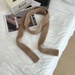 Multi-material Color Blocking Stripe Scarf Decoration Knitted Irregular Tassel Scarves Women Autumn And Winter Soft Scarf