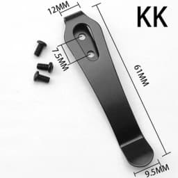 Multi Design Back Clip for DIY Folding Pocket Knife Accessories DIY Back Clip Custom Folding Knife Tool Back Clip Holder-1piece