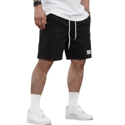 Mens Summer Solid Color Casual Shorts and Lightweight Beach and Fitness Bottoms Loose Fit Work Gym Shorts for Everyday Wear