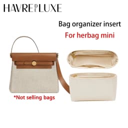 Bag organizer insert For herbag mini nylon storage durable fashion bag support storage inner modification bag accessories