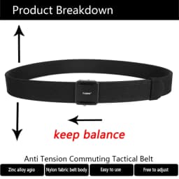 TUSHI Brand 3.8 Double Layer Thickened Tactical Belt CS Multifunctional Automatic Buckle Upgraded Version Gun Hanging Nylon Belt