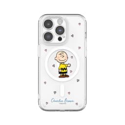 S-Snoopy Wireless Charging Case for iPhone 17 Air 16 E 15 14 13 12 Mini 11 Pro Max Transparent Acrylic Silicone Edge Hard Cover