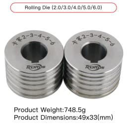 Rolling Mill Auxiliary MOLDS for Bracelet Rolling Machine Round Oval Flat Profiles