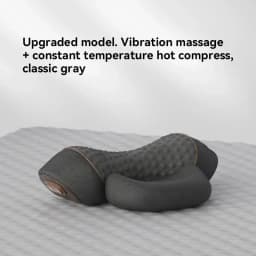 Okayso Electric Massager Cervical Pillow Hot Compress Vibration Massage Neck Traction Relax Sleeping Pillow Spine Support Normal