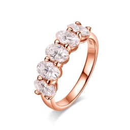 KNOBSPIN D VVS1 4*6mm Oval Moissanite Rings for Women Fine Jewelry Engagement Wedding Eternity Bands with GRA s925 Slive Ring