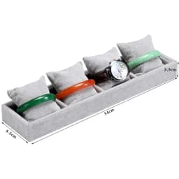 Jewelry Organizer Ring Watch Display Tray Bracelet Display Watch Pillow Decoration 3Layers Jewrlry Display Stand Watch Pallet
