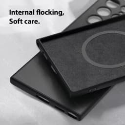 Liquid Silicone Case For Magsafe For Samsung Galaxy S24 S22 S21 S23 S25 Ultra Plus Fe Wireless Charge Magnetic Shockproof Cover