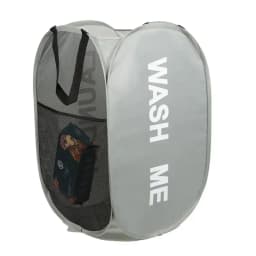 Mesh Pop-up Laundry Basket, Foldable Dirty Clothes Storage Basket, Large Capacity Storage Basket