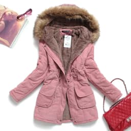 Spring Autumn Winter Jacket Women 2025 Thick Warm Hooded Parka Mujer Cotton Padded Coat 3XL Casual Slim Jacket Female