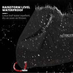 Waterproof All Season Motorcycle Cover Dustproof UV Protective Motorbike Rain Cover Wear-resistant Fabric Outdoor Moto Cover