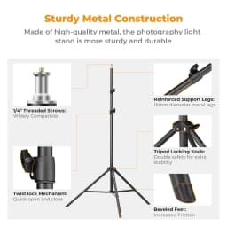 Extendable Portable Phone Bracket for HY300 Pro Mini Projector Travel Tripod Stand Mount Max Load-Bearing 1.5kg