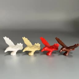 MOC City Animals Building Block Model Farm Ranch Scene Accessories Goat Wolf Pig Owl Flamingo Parrot Bird Zoo Kids Brick Toy T04