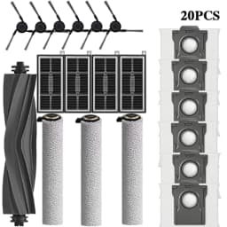 For MOVA S70 Roller/S70 Ultra Roller/S70 Pro Roller Robot Vacuum Dust Bags Mop Main Side Brushes Cloths HEPA Filters Spare Parts