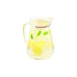 1:12 Dollhouse Miniature Lemon Juice Jug Cup Set Model Doll Drink Decor Toy Doll House Mini Kitchen Scene Ornament