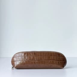 Himalaya Crocodile Pattern Cowhide Makeup Brush Storage Bag New Luxury Large Capacity Genuine Leather Lipstick Cosmetic Bag
