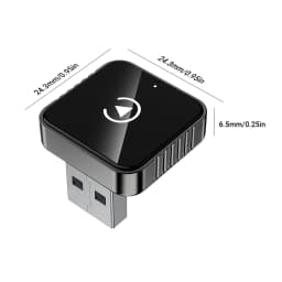 XUDA 2026 Latest Wireless CarPlay Apapter USB CarPlay & Android Auto,Type-C Port,Converts Wired to Wireless,Plug & Play,Auto-C
