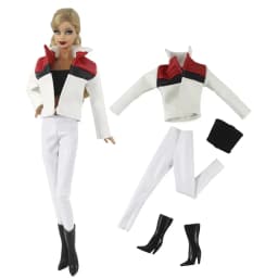 Handmade Babi Clothes Leather Clothing Outfit for 11.5 Inch 30cm Doll BJD Clothes Many Style Gifts for Doll Accessories