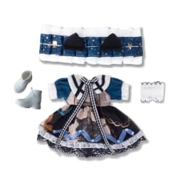 For Obitsu 11 Doll Cat Maid Style Cute Dress Clothes Suit For OB11 Gsc 1/12 Bjd YMY Body Doll Outfit Clothes Gift Idea