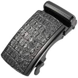 High Quality Blue Black Belt Buckle Head Mens Alloy Automatic Buckle For 3.5CM Width Ratchet Leather Belt