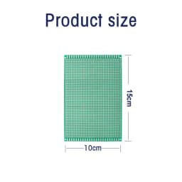 1PCS PCB protoboard 10x10 10x15 10x22 12x18cm Single Side Prototype board Universal Printed Circuit Boards Fiberglass Plate DIY