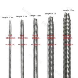 Internal Copper Pipe Bending Spring for Air Condition Steel Manual Pipeline Spring Tube Bending Tool 2/3/4/5/6 Points 6-19mm