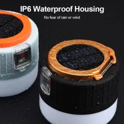 Portable Solar Camping Light Power Bank LED Lanterns With Remote Control Waterproof Outdoor Tent Light Rechargeable Flashlight